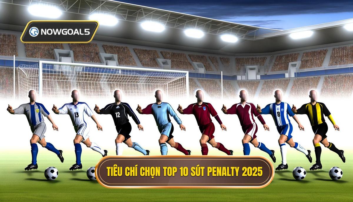 Tiêu chí lựa chọn Top 10 cầu thủ ghi bàn từ sút penalty 2025