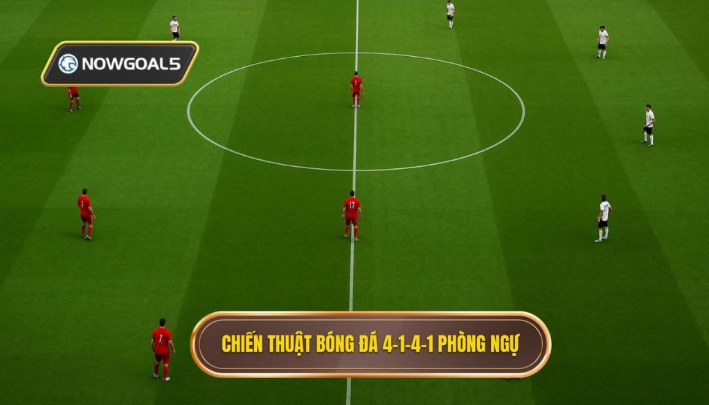 Chiến thuật bóng đá 4-1-4-1 phòng ngự