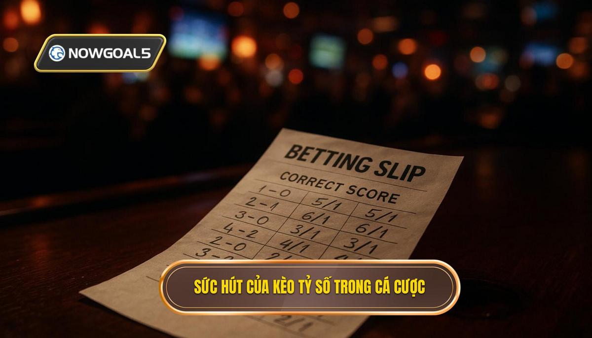 Bản chất và sức hút của kèo tỷ số chính xác trong cá cược hiện đại