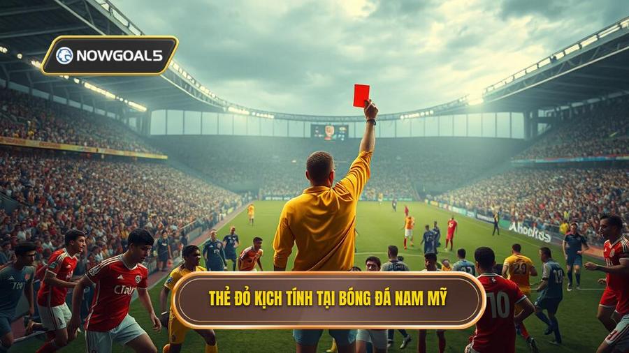 3. Thẻ đỏ kịch tính tại bóng đá Nam Mỹ