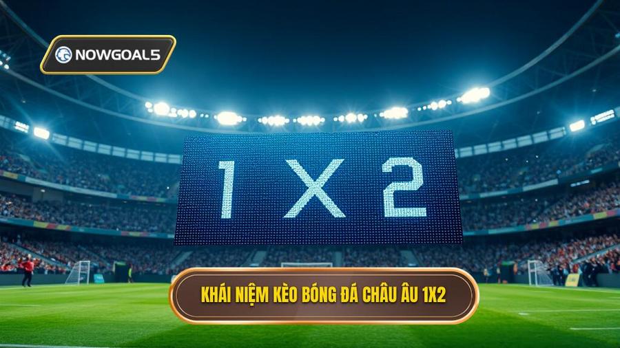 1. Khái niệm kèo bóng đá Châu Âu 1x2