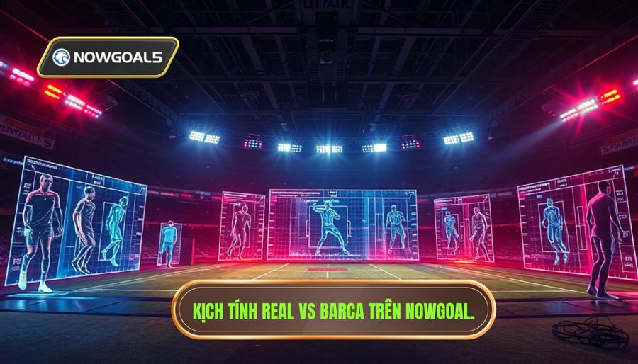  Kịch tính Real vs Barca trên Nowgoal