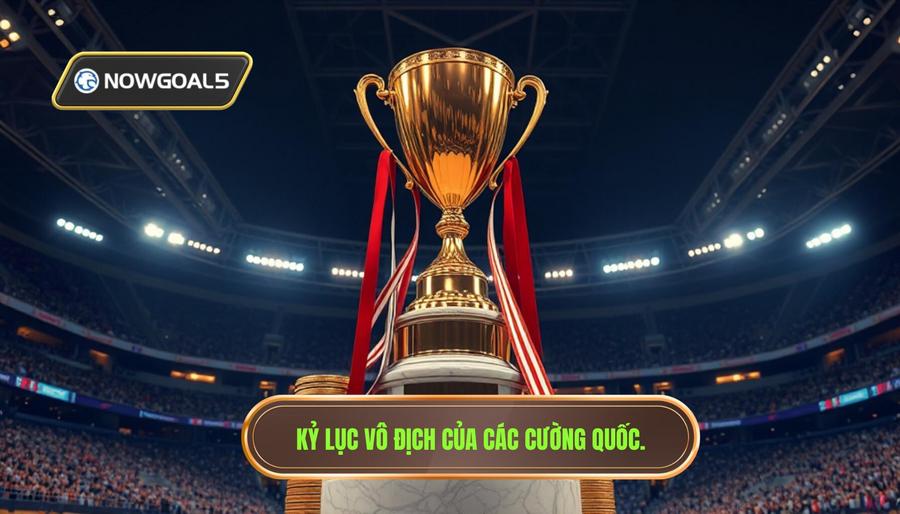 Kỷ lục về số lần vô địch và sự thống trị của các cường quốc
