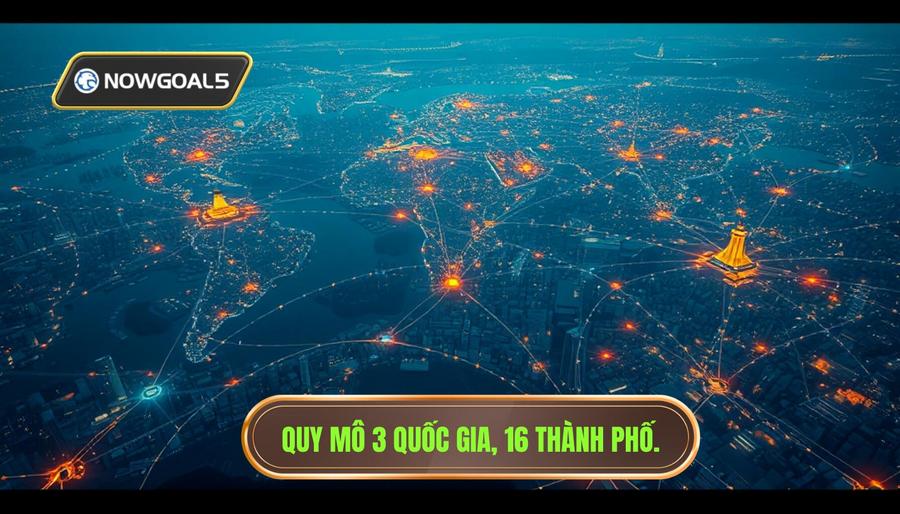 Quy mô chưa từng có: 3 quốc gia, 16 thành phố